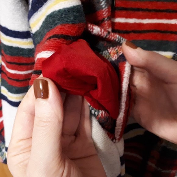 COPY - NWT Desigual red & white tartan print coat jacket - Picture 7 of 14